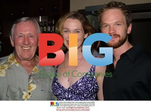 Len Cariou, Neil Patrick Harris, and Kate Jennings Grant at "Proof" Celebration