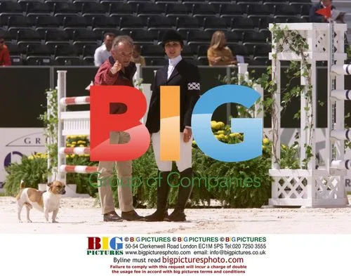 Princess Haya of Jordan at Horse Competition