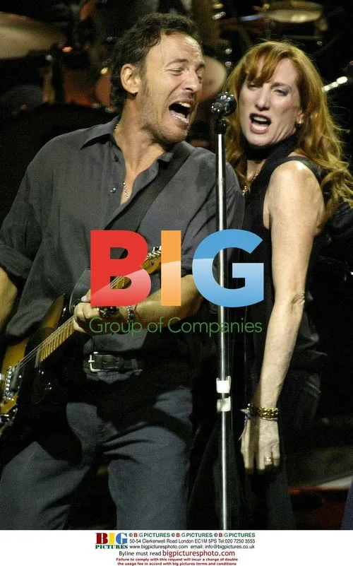 Bruce Springsteen and Patti Scialfa at The Rising Tour