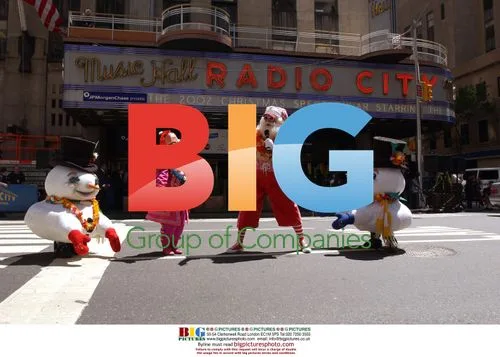 Santa and friends at "Radio City Christmas Spectacular"