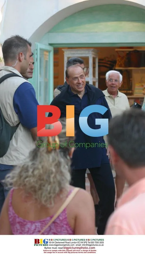 Silvio Berlusconi on Holiday in Sardinia