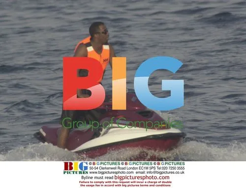 Sean Puffy Combs on holiday in Italy