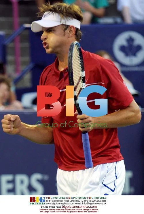 Jiri Novak vs. Andy Roddick at Tennis Masters Series