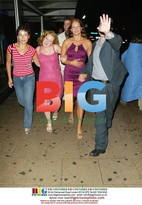 Actress Brenda Swanson Out with Friends in London