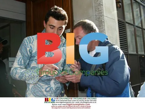 Darius Danesh Greets Fans Before Radio 1 Show