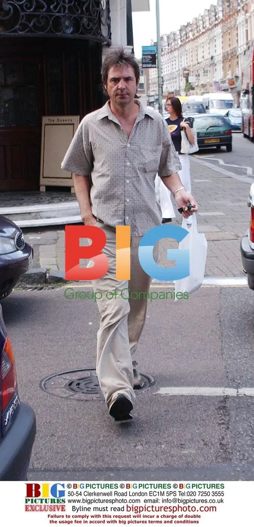 Neil Morrissey goes shopping at butcher's