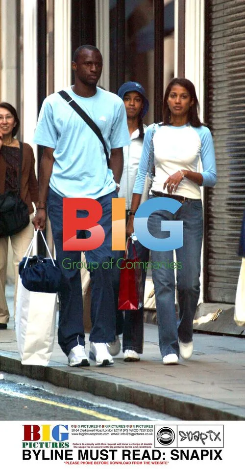 Patrick Viera and partner shopping in London