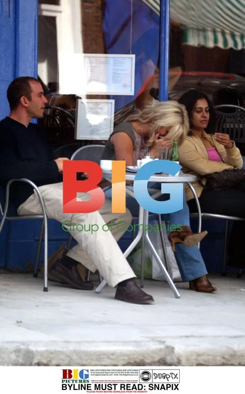 Dani Behr meets boyfriend in West London