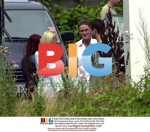 Zoe Lucker and Gary Lucy on Footballers' Wives set