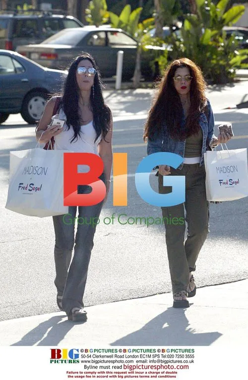Cher and Jade Barrymore Shopping in Santa Monica