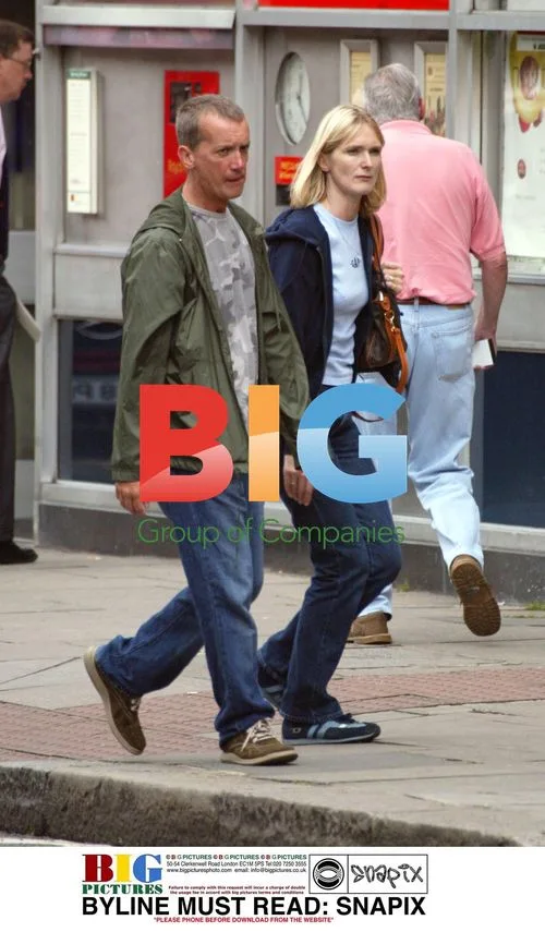 TV Host Frank Skinner Out with Companion