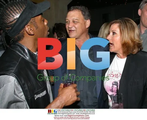 COOLIO, ED O'ROSS & LORNA LUFT at 'Simone' premiere after-party