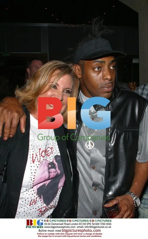 Lorna Luft & Coolio at 'Simone' premiere party