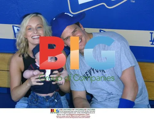 David Boreanaz with Wife and Baby