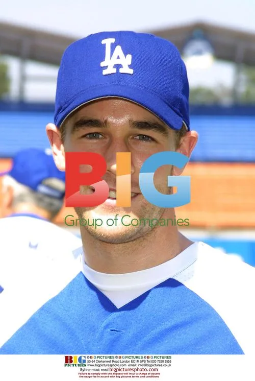 James Van Der Beek at 2002 Hollywood Stars Baseball Game
