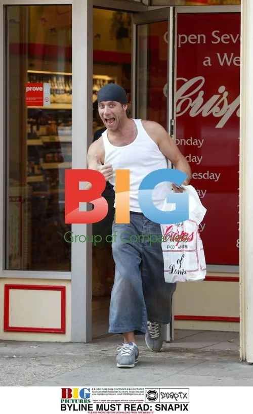 J Brown former FIVE member grocery shopping