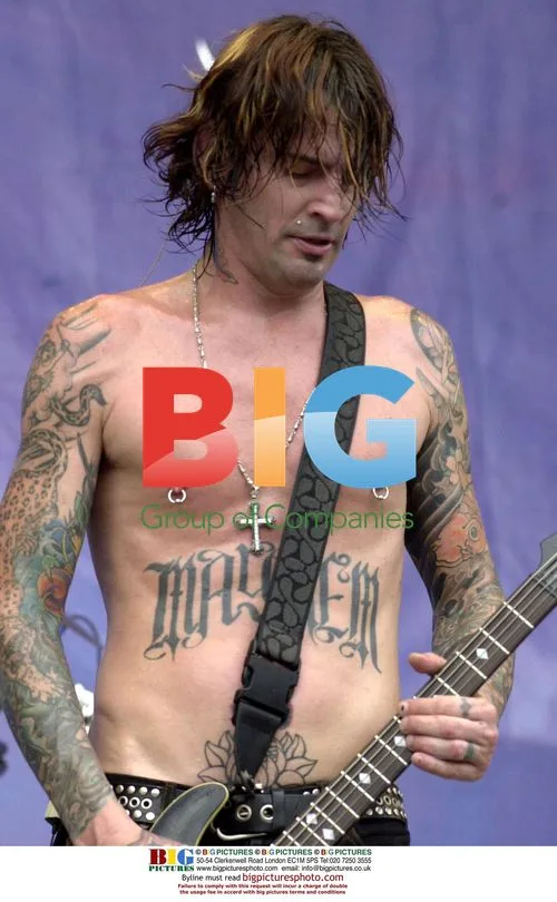 Tommy Lee performs at Rolling Rock Festival