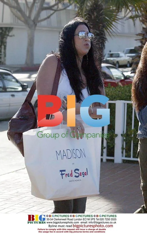 Cher and Jade Barrymore shopping in Santa Monica