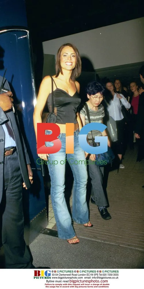 Footballer's Wife Outside Mezzo in London