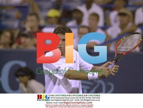 Tennis pro ALEXANDRE SIMONI of Brazil at Legg Mason Tennis Classic