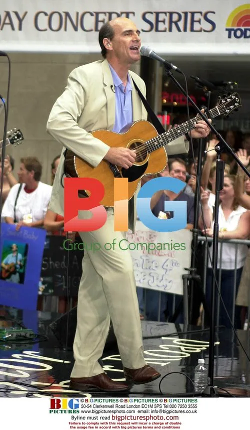 James Taylor performs on 'Today Show' in NYC