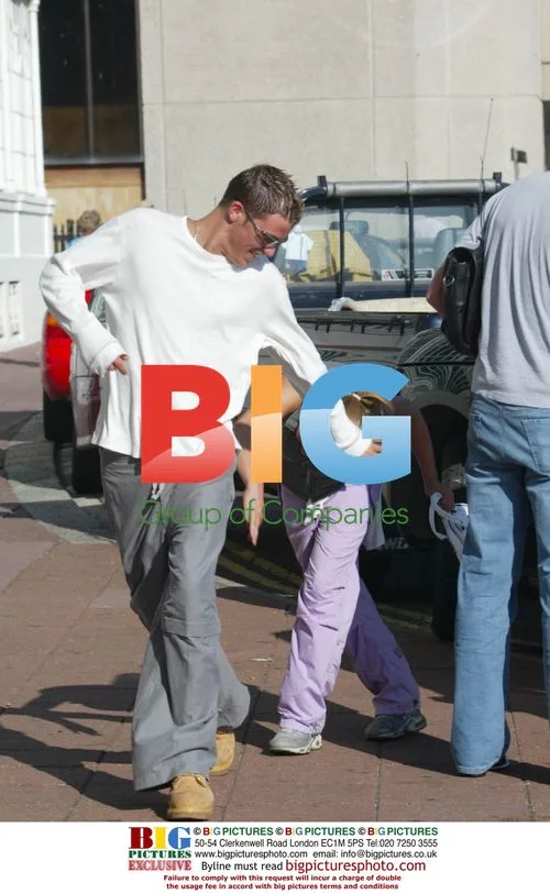 Jordan and family outside Brighton hotel
