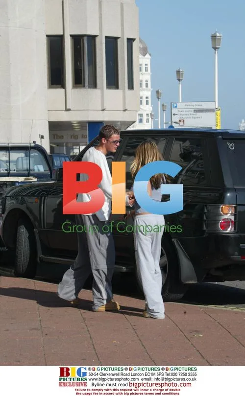 Glamour model Jordon seen with boyfriend in Brighton