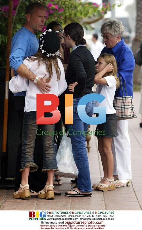 Bruce Willis and Demi Moore at Rumer's 14th Birthday