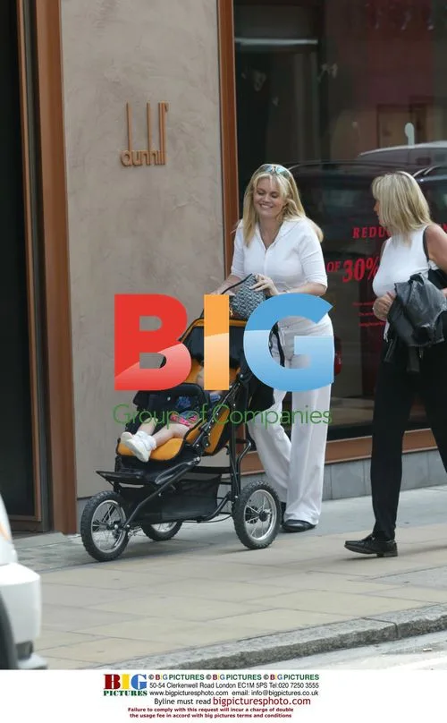 Daniella Westbrook and Family Shopping