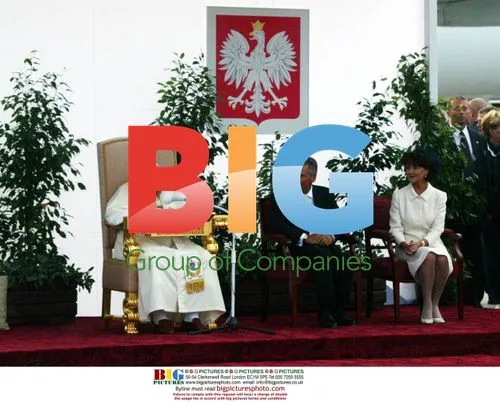 Polish President and wife with Pope