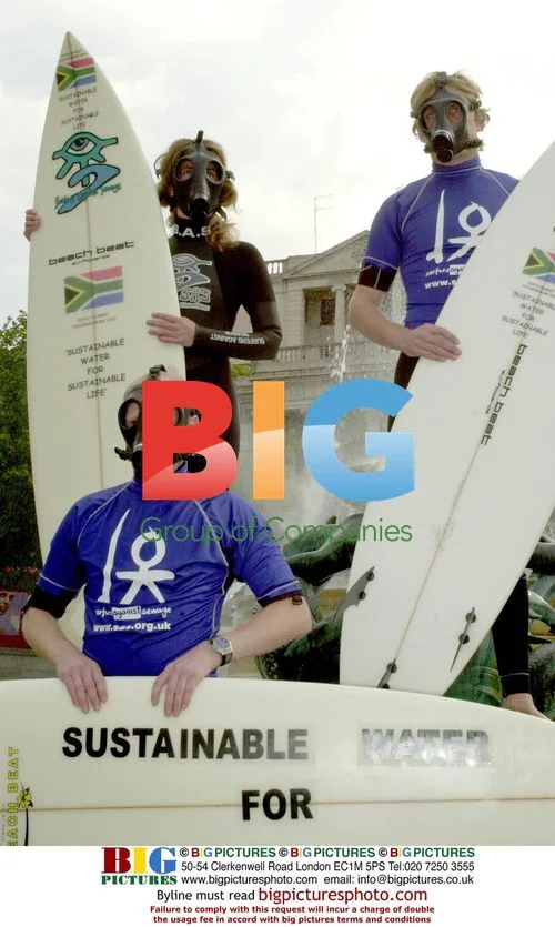Surfers Protest Water Pollution in London