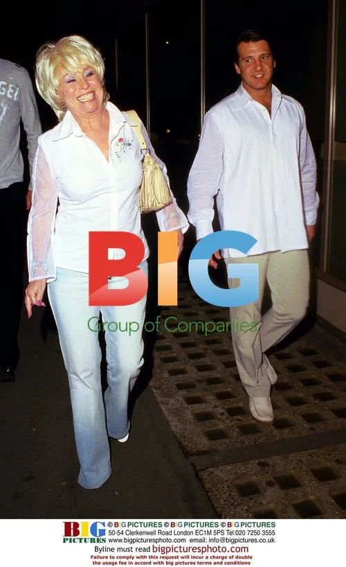 Barbara Windsor Leaving Nobu Restaurant