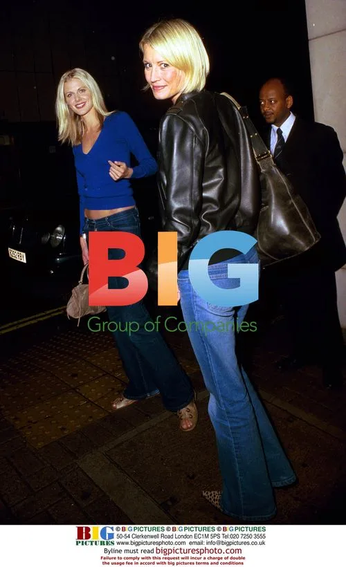 Donna Air and Denise Van Outen Leave Nobu