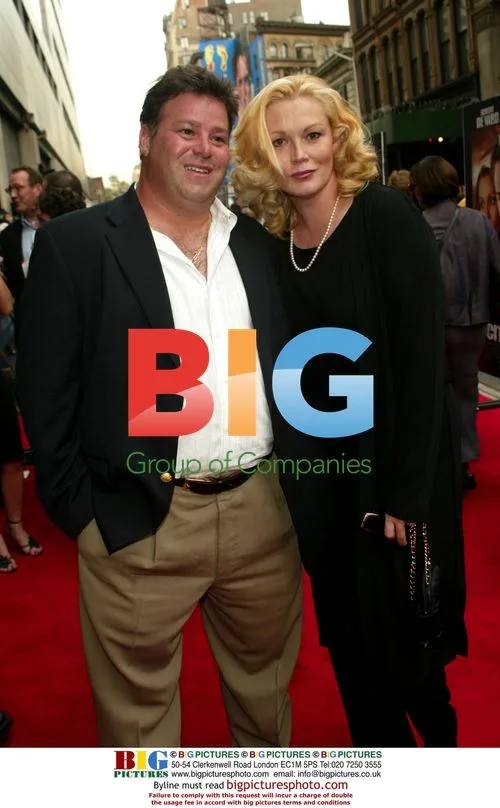 Cathy Moriarty and husband at "City By The Sea" premiere