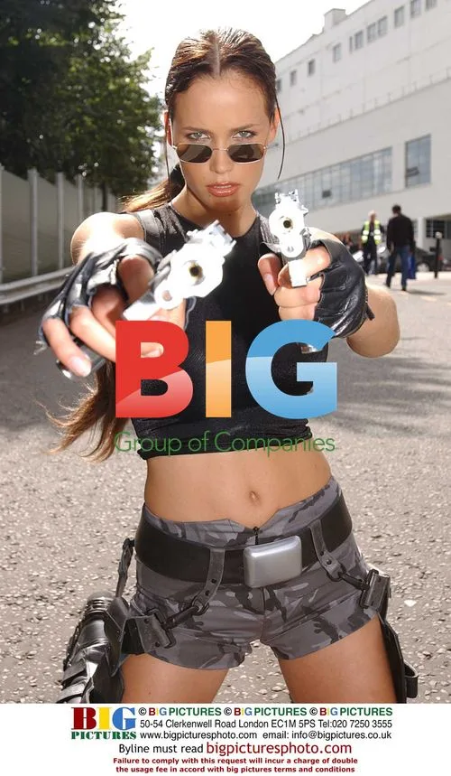 Supermodel Jill de Jong as Lara Croft