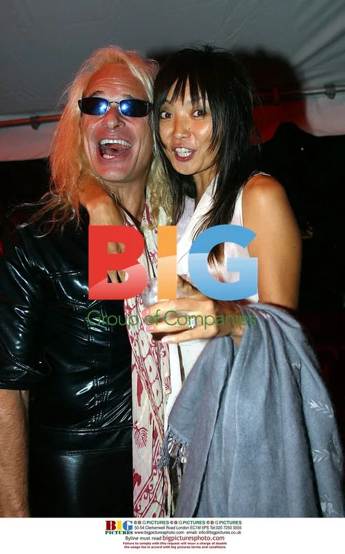 David Lee Roth and Irina Pantaneva at MTV VMA Party