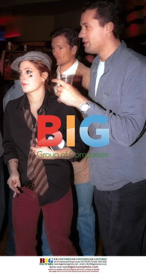 Drew Barrymore at Rolling Stones Concert