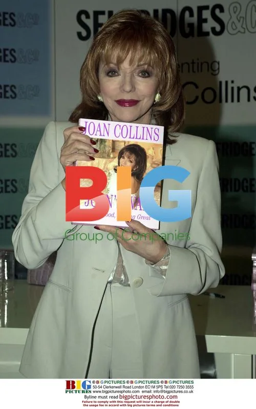 Joan Collins Promotes 'Joan's Way' Book