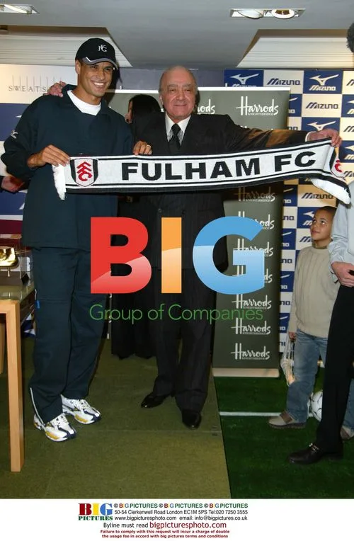 Rivaldo at Harrods signing merchandise