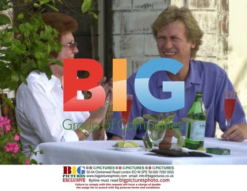 Cilla Black and Nigel Lithgow Lunch at The Ivy