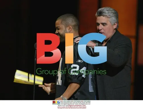 Ice Cube and Jay Leno at VH1 Big In 2002 Awards