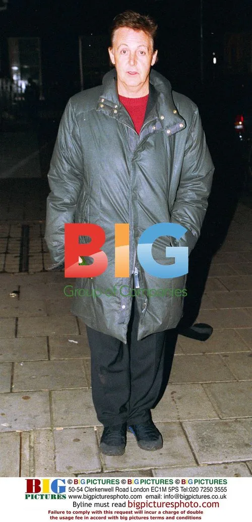 Sir Paul McCartney Leaving Christmas Party
