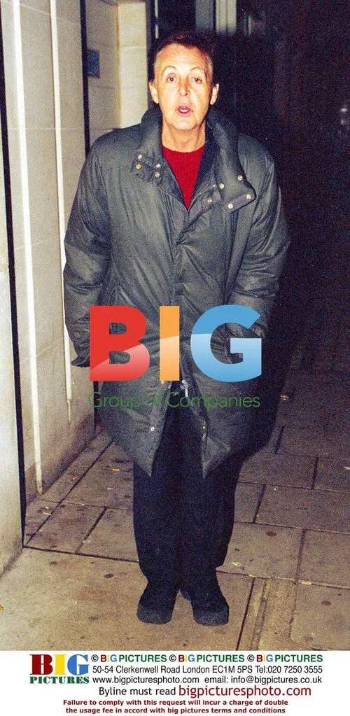 Paul McCartney Leaves Christmas Party