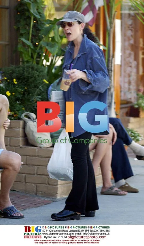 David Duchvony and Julianna Margulies meet up in Santa Monica
