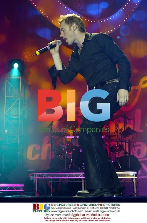 Ronan Keating performs at Capital FM Christmas concert