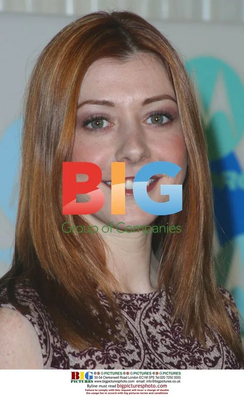 ALYSON HANNIGAN at Motorola holiday party