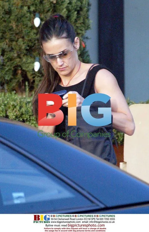 Demi Moore Gets Paged Outside Beverly Hills Store
