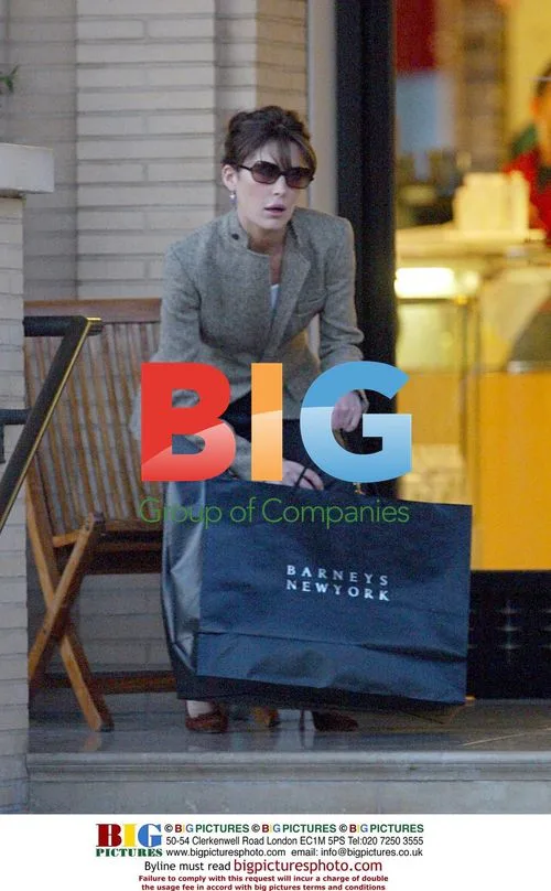Lara Flynn Boyle Christmas Shopping