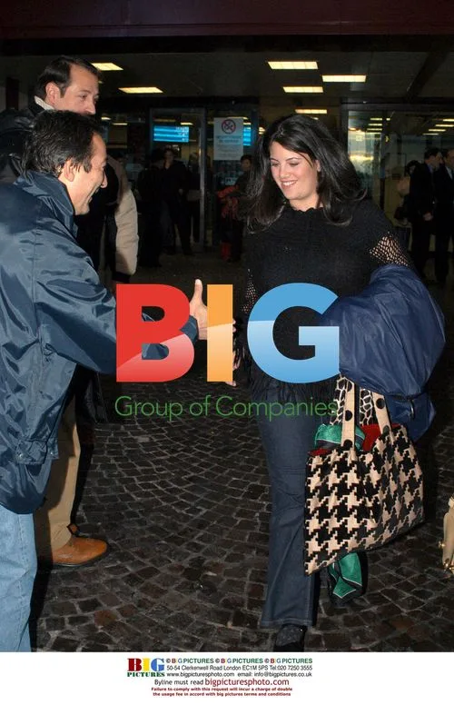 Monica Lewinsky Arrives at Rome Airport
