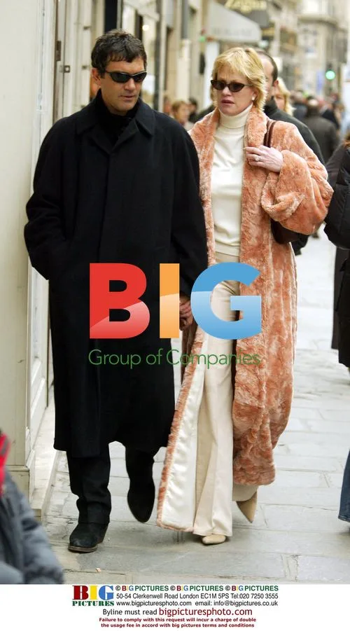 Celebrity in long fur coat